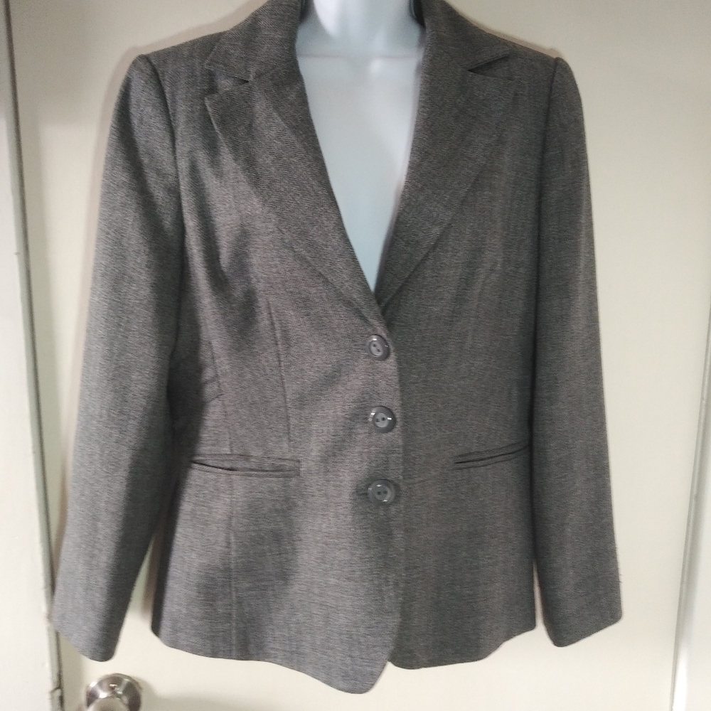 Larry Levine blueish gray blazer jacket size 10